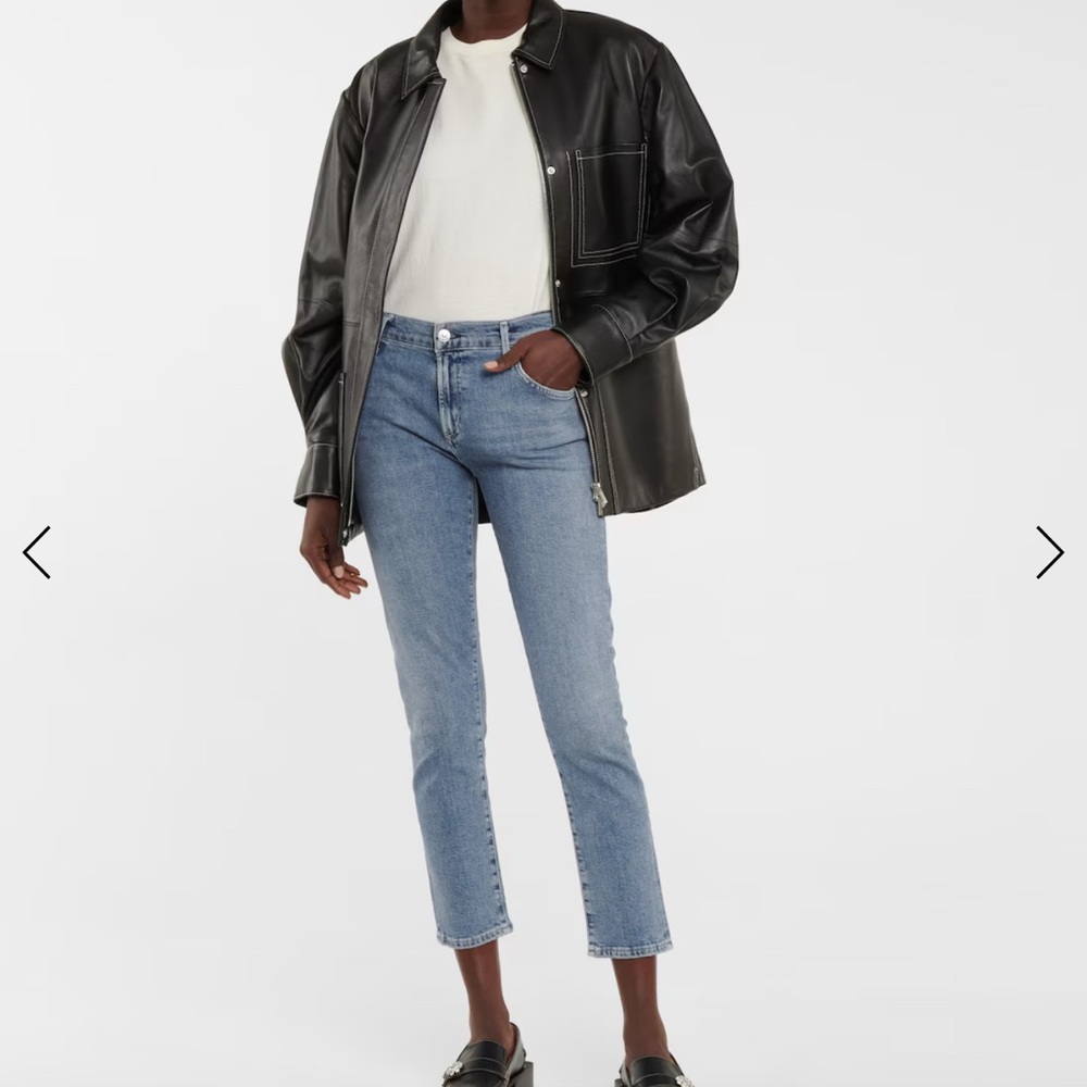 Like new citizens of humanity Elsa mid rise slim fit crop light blu Women's Jean